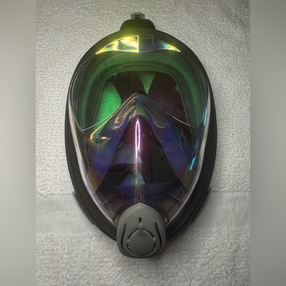 Full Face Silicone Snorkling Mask Size M No Tube